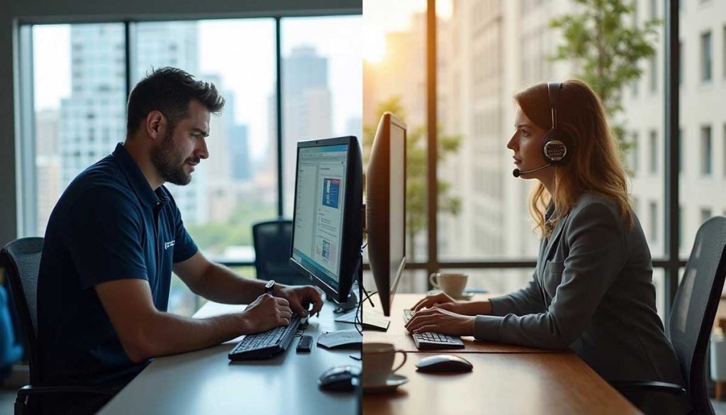 on-site vs. remote computer repair in austin