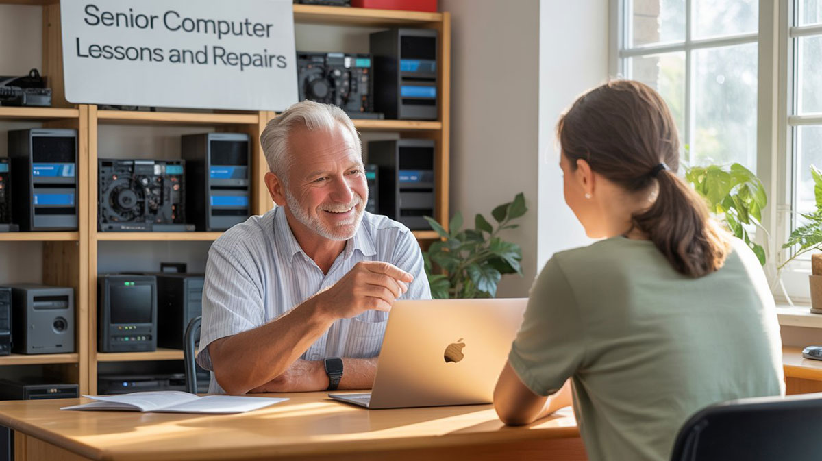 Senior Computer Lessons and Repairs: Half Price Geeks’ Step-by-Step Approach senior computer lessons