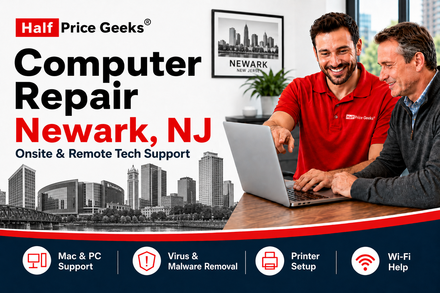Computer Repair Newark NJ | Remote And Onsite Tech Support