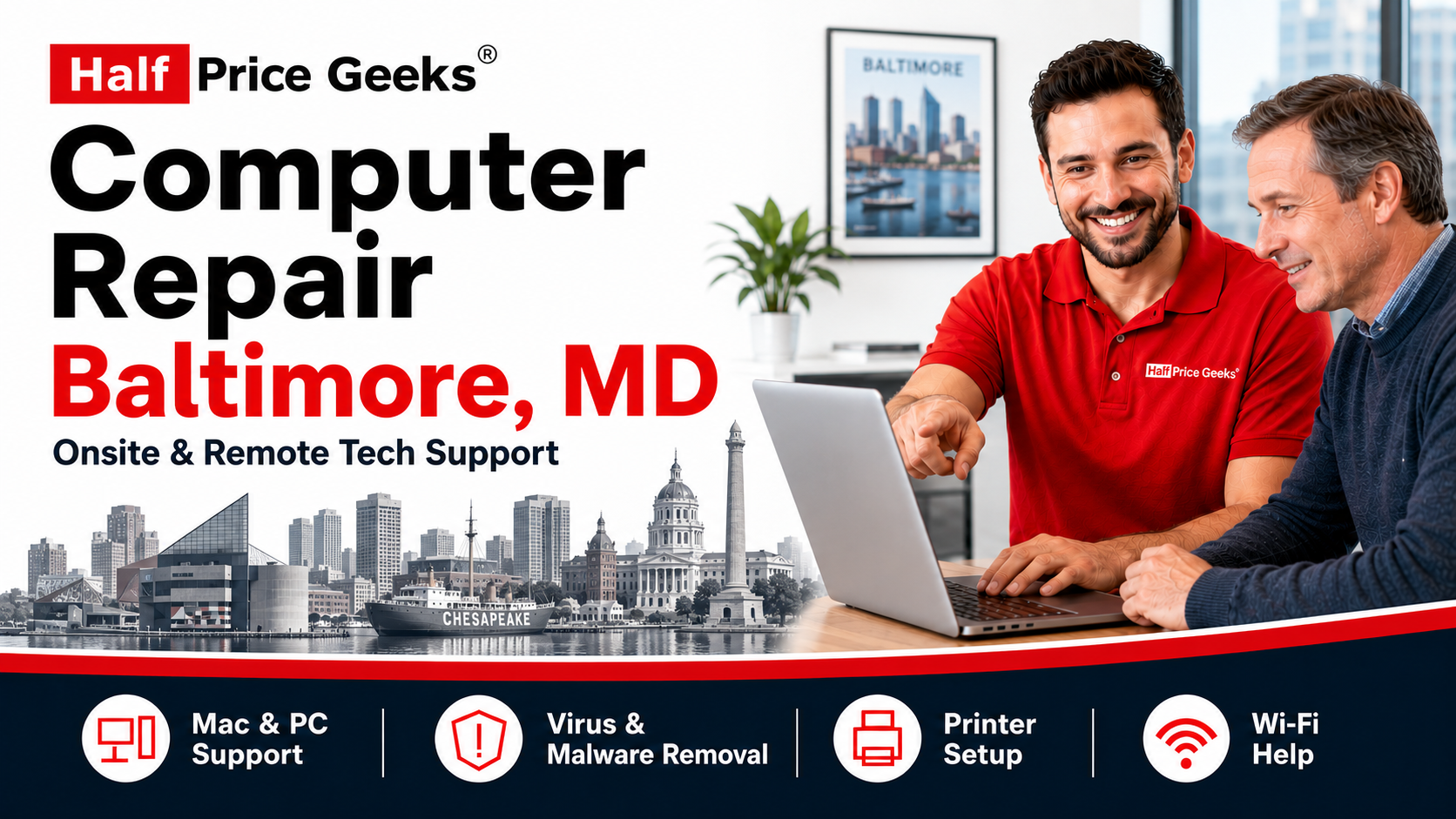 Computer Repair Baltimore MD Tech Support