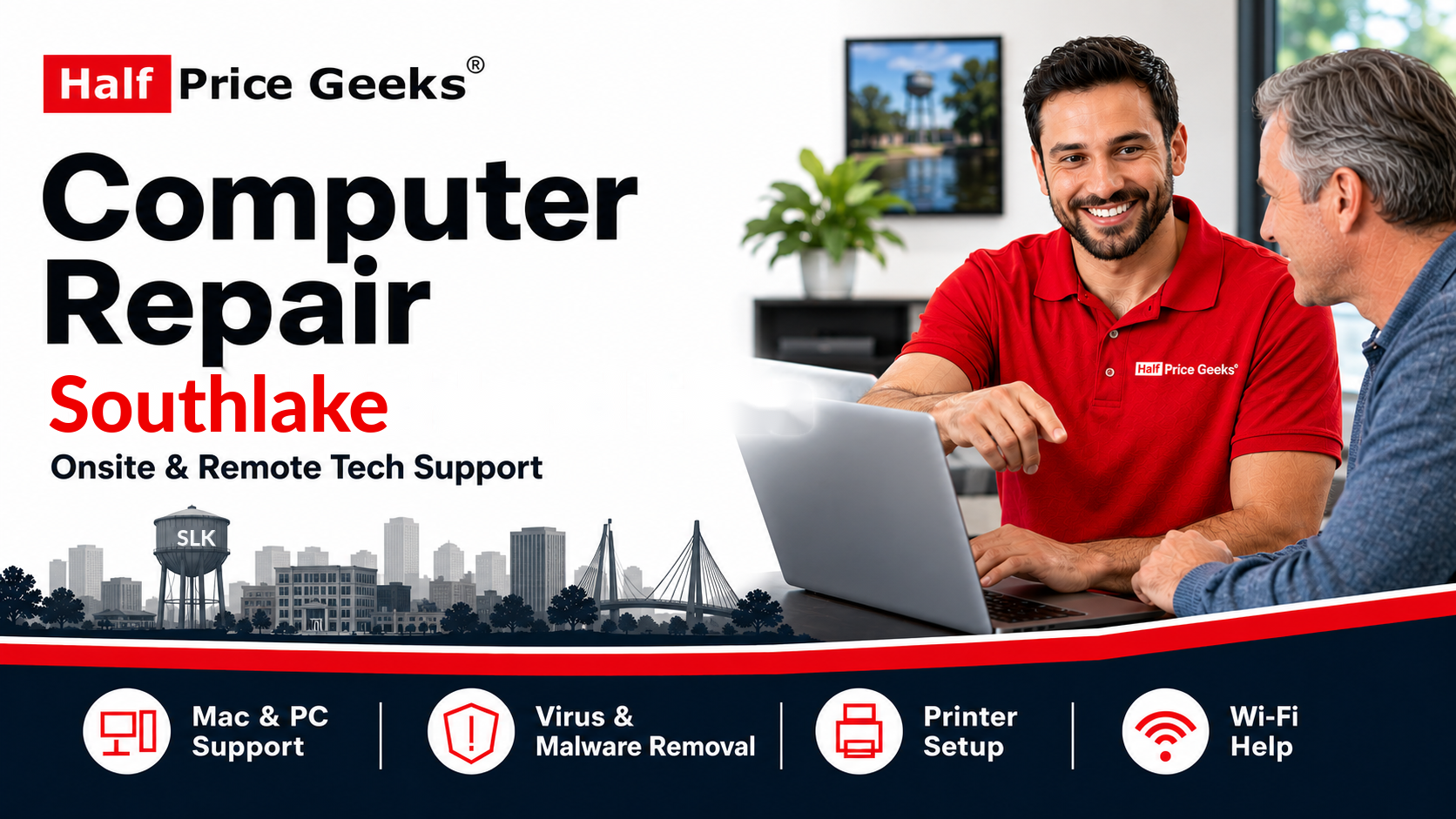 Computer Repair Southlake TX | Onsite & Remote Tech Support