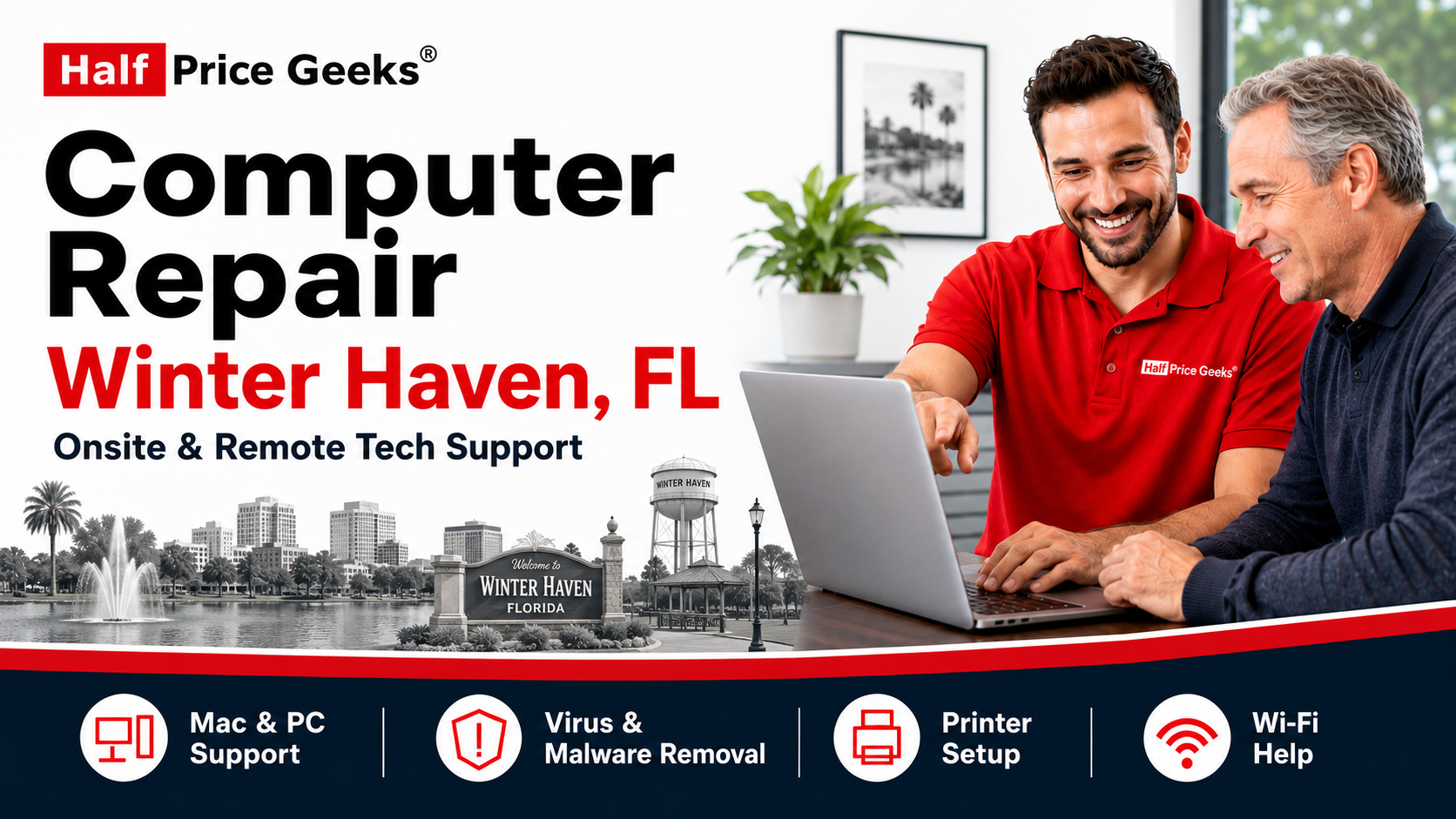 Computer Repair Winter Haven FL | Remote And Onsite Tech Support
