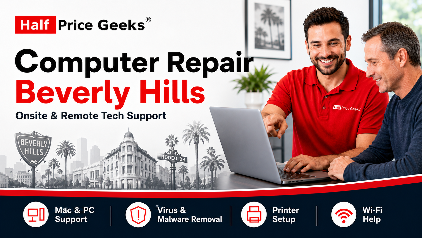 Hills Computer Geeks Computer Repair Beverly Hills CA | Remote & Onsite Tech Support